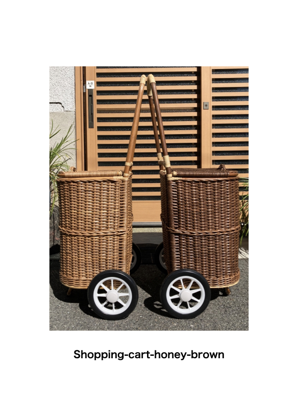 Shopping-cart-brown